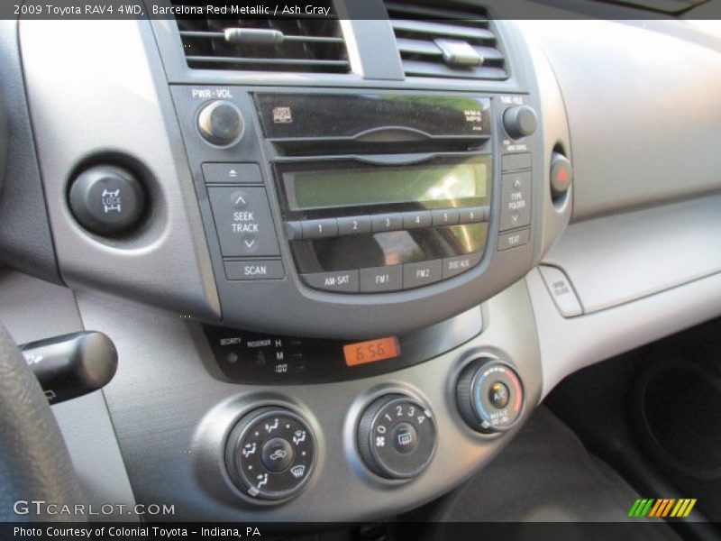 Controls of 2009 RAV4 4WD