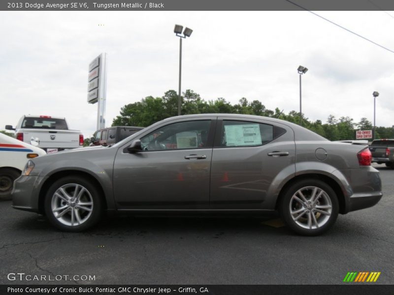 Tungsten Metallic / Black 2013 Dodge Avenger SE V6