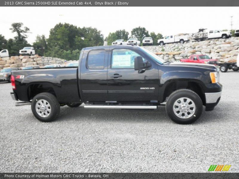 Onyx Black / Ebony 2013 GMC Sierra 2500HD SLE Extended Cab 4x4