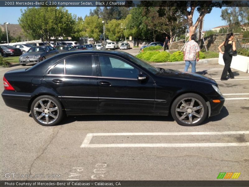 Black / Charcoal 2003 Mercedes-Benz C 230 Kompressor Sedan