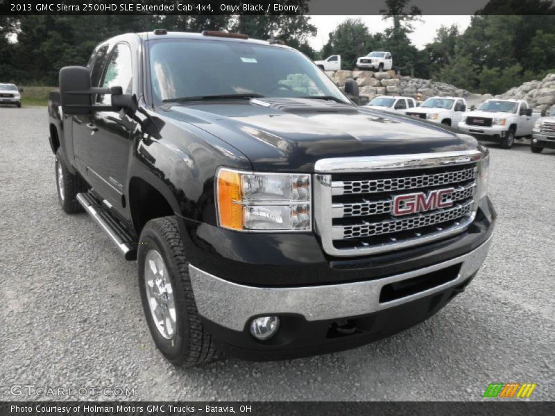 Onyx Black / Ebony 2013 GMC Sierra 2500HD SLE Extended Cab 4x4