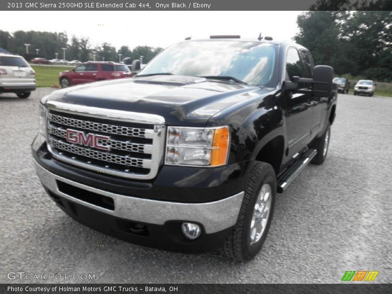 Onyx Black / Ebony 2013 GMC Sierra 2500HD SLE Extended Cab 4x4