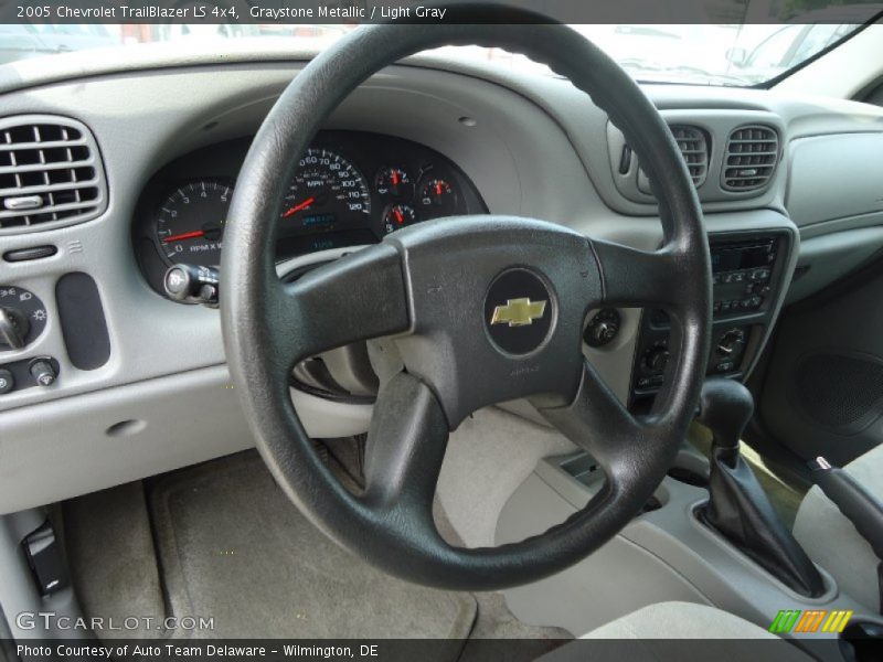 Graystone Metallic / Light Gray 2005 Chevrolet TrailBlazer LS 4x4