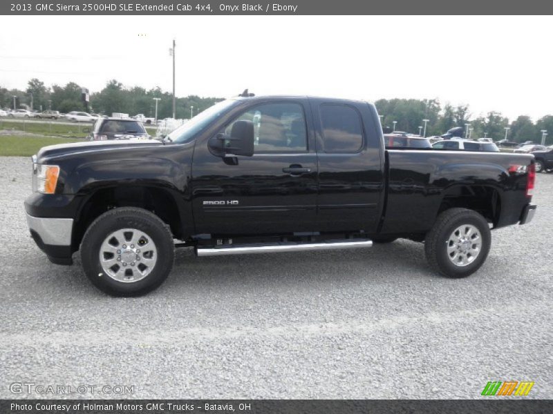 Onyx Black / Ebony 2013 GMC Sierra 2500HD SLE Extended Cab 4x4