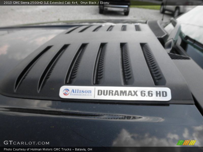 Onyx Black / Ebony 2013 GMC Sierra 2500HD SLE Extended Cab 4x4