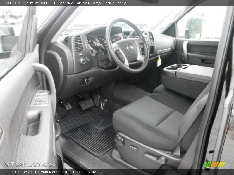 Onyx Black / Ebony 2013 GMC Sierra 2500HD SLE Extended Cab 4x4