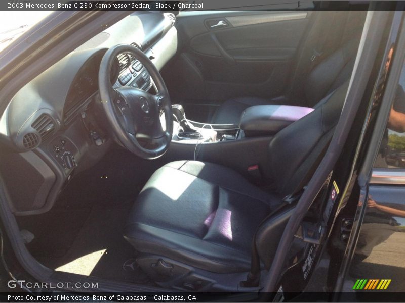 Black / Charcoal 2003 Mercedes-Benz C 230 Kompressor Sedan
