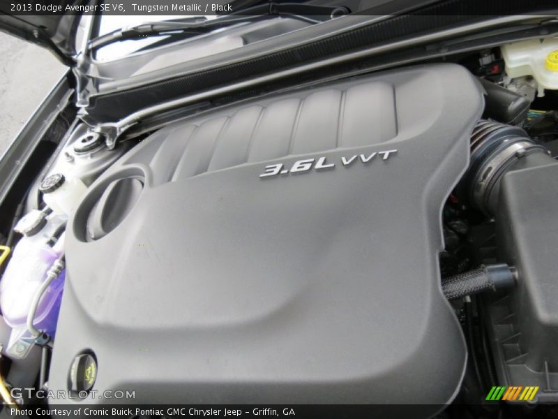 Tungsten Metallic / Black 2013 Dodge Avenger SE V6