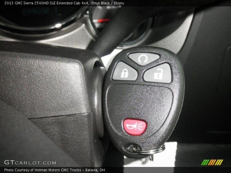 Onyx Black / Ebony 2013 GMC Sierra 2500HD SLE Extended Cab 4x4