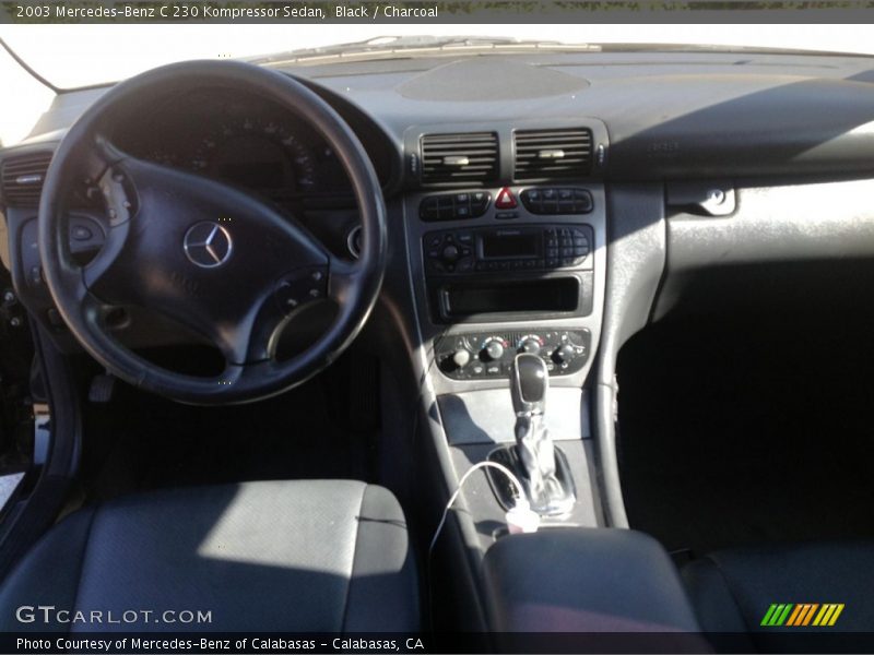 Black / Charcoal 2003 Mercedes-Benz C 230 Kompressor Sedan