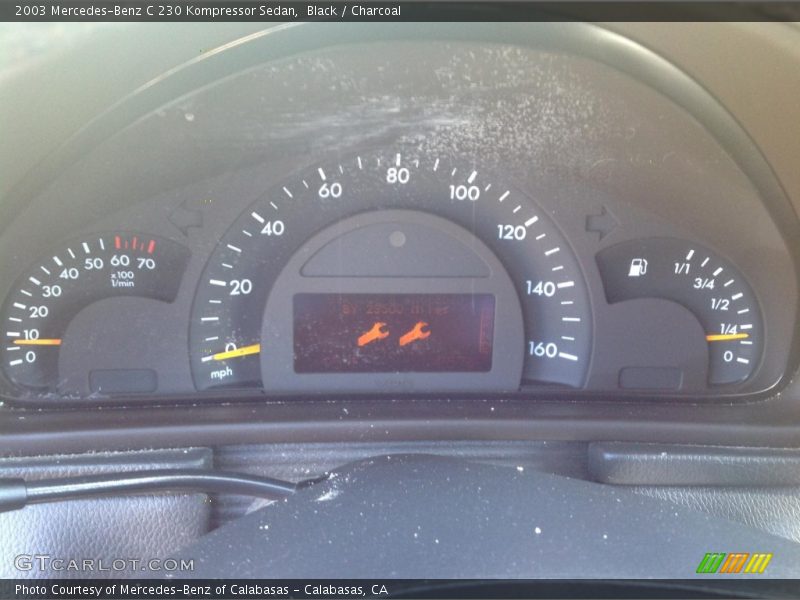 Black / Charcoal 2003 Mercedes-Benz C 230 Kompressor Sedan