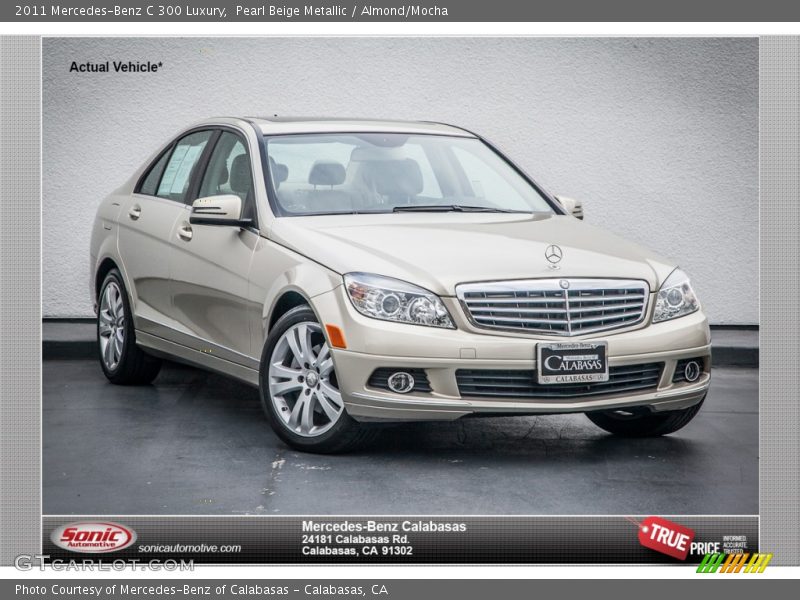 Pearl Beige Metallic / Almond/Mocha 2011 Mercedes-Benz C 300 Luxury