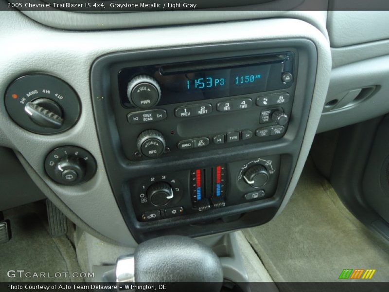 Graystone Metallic / Light Gray 2005 Chevrolet TrailBlazer LS 4x4