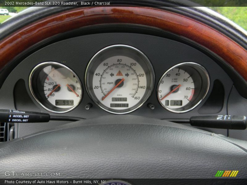 Black / Charcoal 2002 Mercedes-Benz SLK 320 Roadster