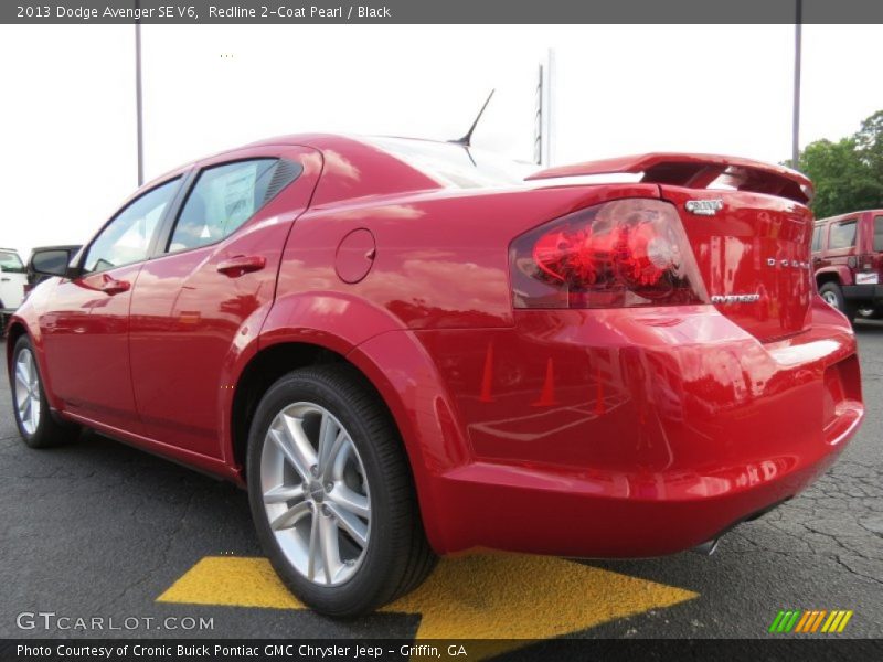 Redline 2-Coat Pearl / Black 2013 Dodge Avenger SE V6