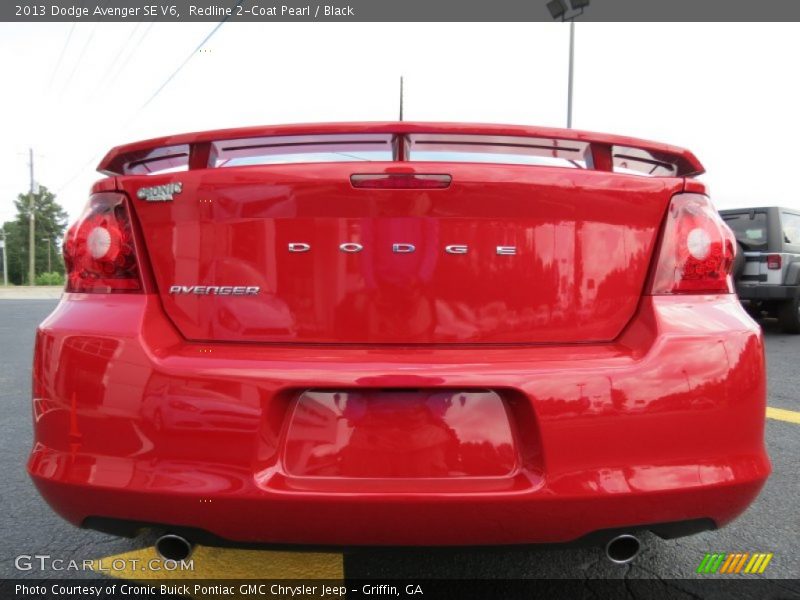 Redline 2-Coat Pearl / Black 2013 Dodge Avenger SE V6