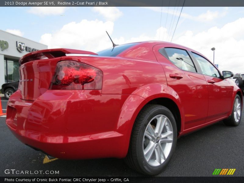 Redline 2-Coat Pearl / Black 2013 Dodge Avenger SE V6