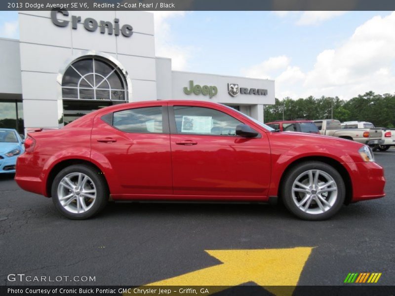 Redline 2-Coat Pearl / Black 2013 Dodge Avenger SE V6
