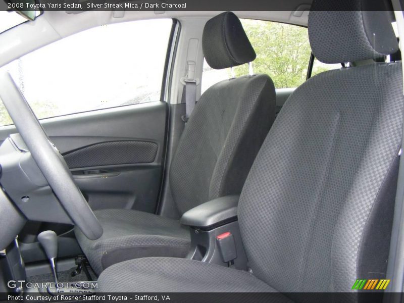 Silver Streak Mica / Dark Charcoal 2008 Toyota Yaris Sedan