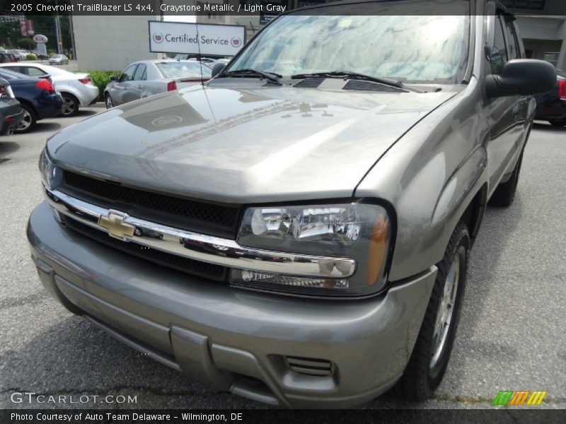 Graystone Metallic / Light Gray 2005 Chevrolet TrailBlazer LS 4x4