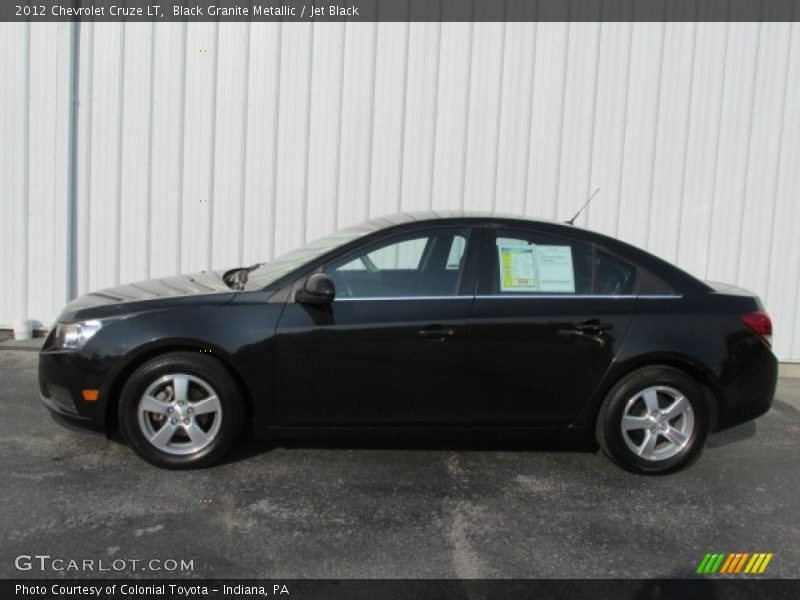 Black Granite Metallic / Jet Black 2012 Chevrolet Cruze LT