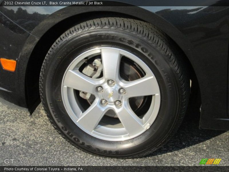 Black Granite Metallic / Jet Black 2012 Chevrolet Cruze LT