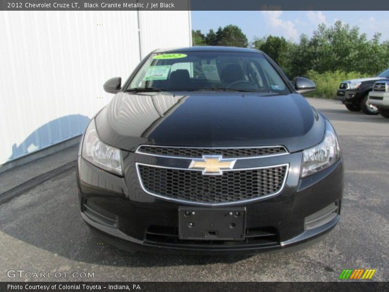 Black Granite Metallic / Jet Black 2012 Chevrolet Cruze LT