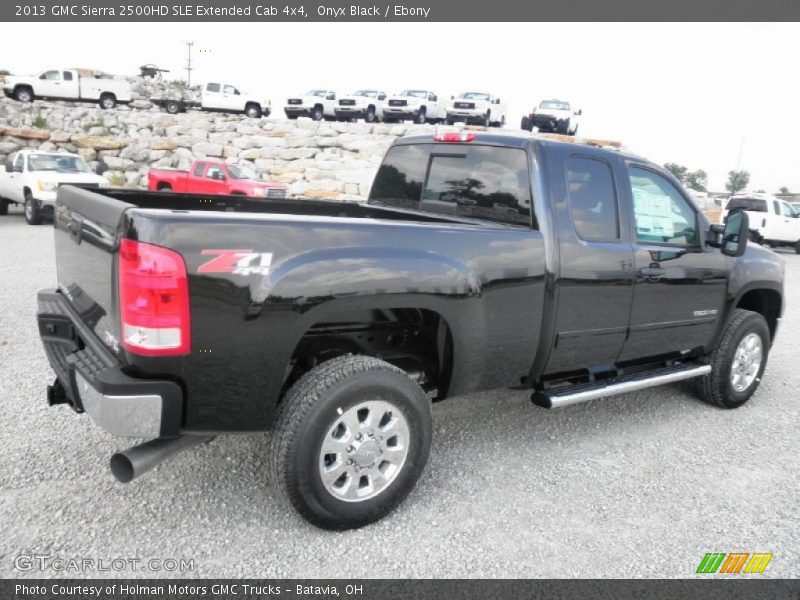 Onyx Black / Ebony 2013 GMC Sierra 2500HD SLE Extended Cab 4x4