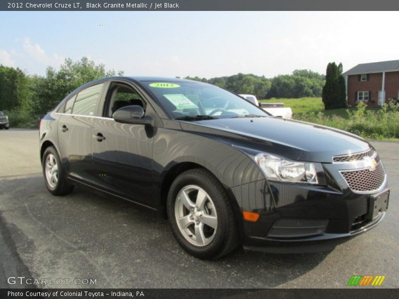 Black Granite Metallic / Jet Black 2012 Chevrolet Cruze LT