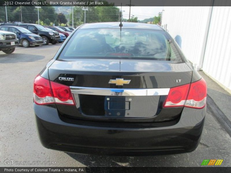 Black Granite Metallic / Jet Black 2012 Chevrolet Cruze LT