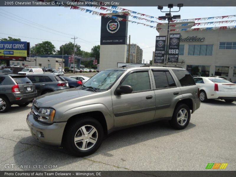 Graystone Metallic / Light Gray 2005 Chevrolet TrailBlazer LS 4x4