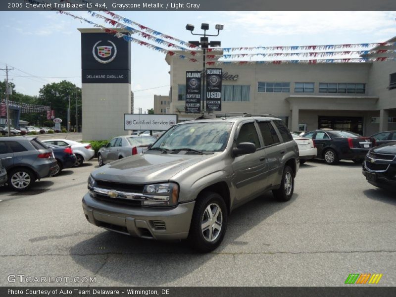 Graystone Metallic / Light Gray 2005 Chevrolet TrailBlazer LS 4x4