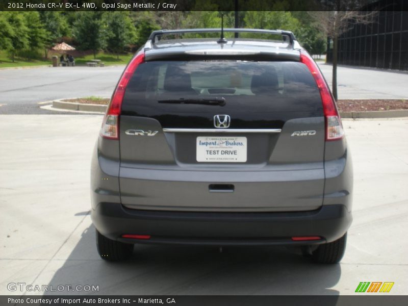 Opal Sage Metallic / Gray 2012 Honda CR-V EX-L 4WD
