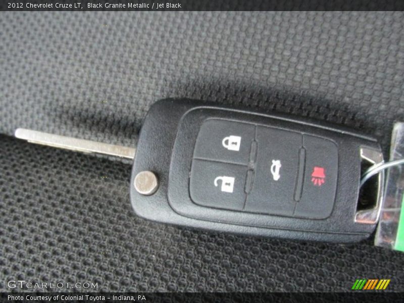 Black Granite Metallic / Jet Black 2012 Chevrolet Cruze LT