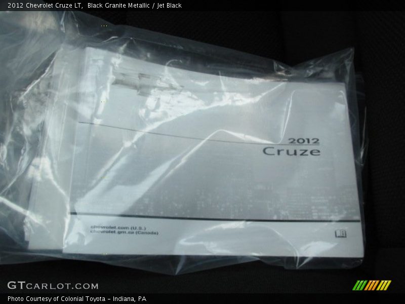 Black Granite Metallic / Jet Black 2012 Chevrolet Cruze LT