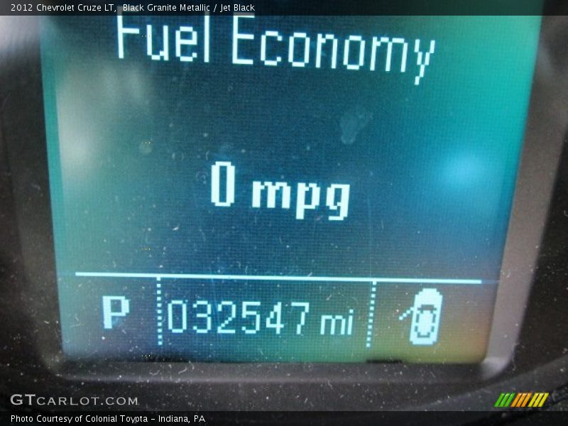 Black Granite Metallic / Jet Black 2012 Chevrolet Cruze LT