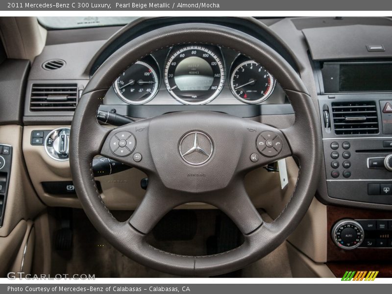Pearl Beige Metallic / Almond/Mocha 2011 Mercedes-Benz C 300 Luxury