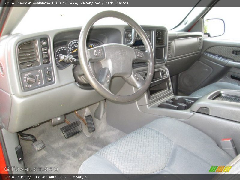 Victory Red / Dark Charcoal 2004 Chevrolet Avalanche 1500 Z71 4x4