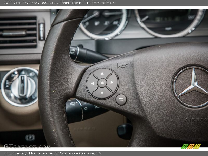 Pearl Beige Metallic / Almond/Mocha 2011 Mercedes-Benz C 300 Luxury