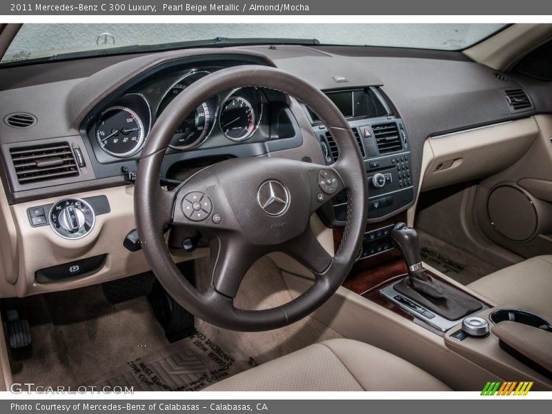 Pearl Beige Metallic / Almond/Mocha 2011 Mercedes-Benz C 300 Luxury