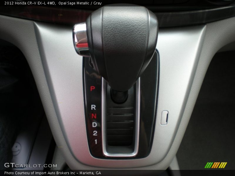 Opal Sage Metallic / Gray 2012 Honda CR-V EX-L 4WD