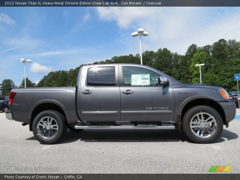  2013 Titan SL Heavy Metal Chrome Edition Crew Cab 4x4 Gun Metallic