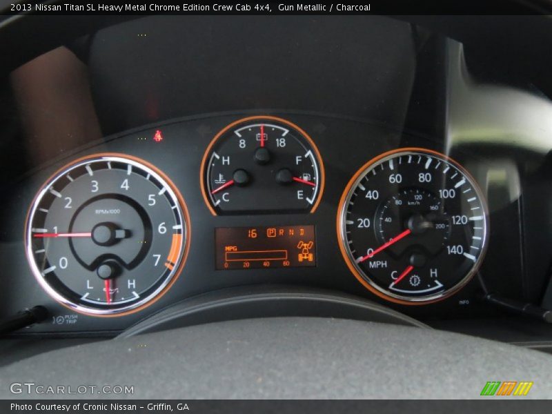  2013 Titan SL Heavy Metal Chrome Edition Crew Cab 4x4 SL Heavy Metal Chrome Edition Crew Cab 4x4 Gauges
