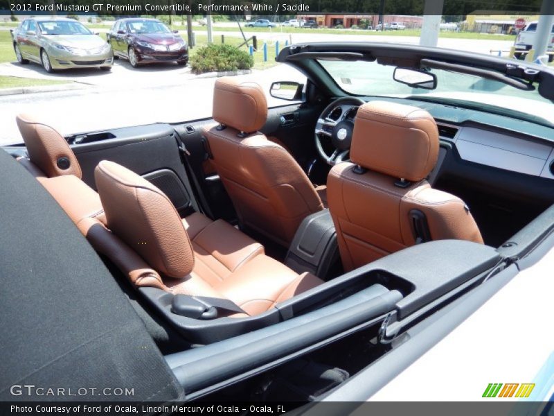 Performance White / Saddle 2012 Ford Mustang GT Premium Convertible