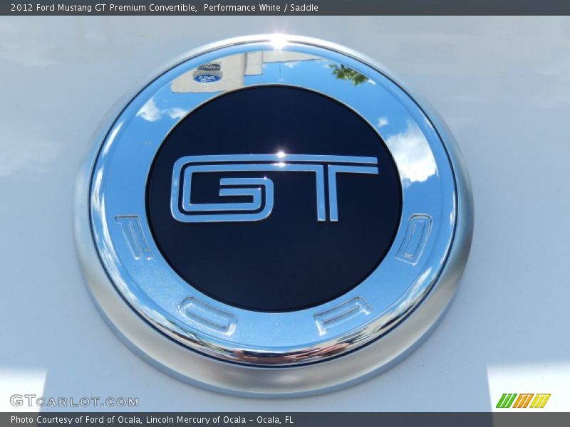 Performance White / Saddle 2012 Ford Mustang GT Premium Convertible