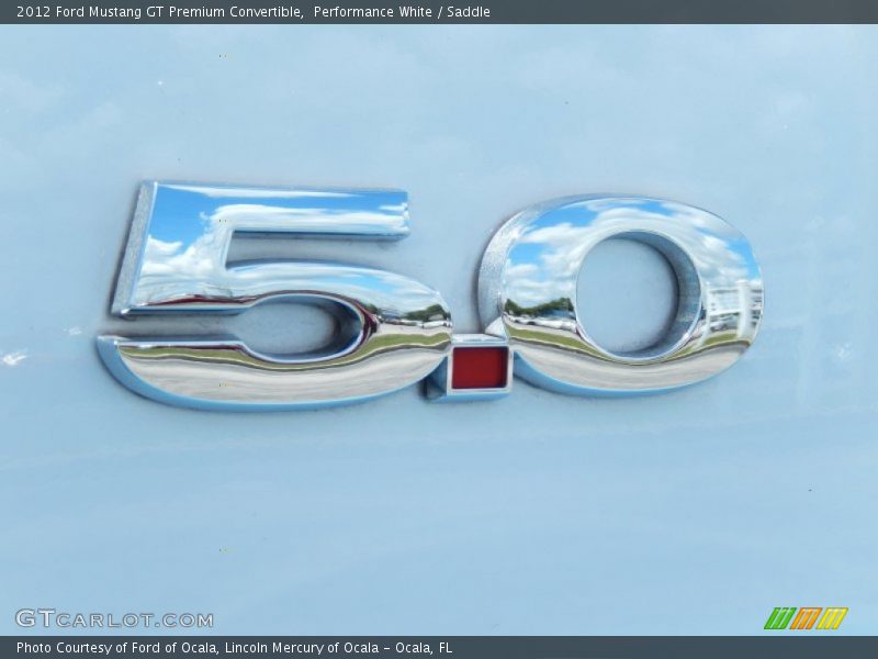 Performance White / Saddle 2012 Ford Mustang GT Premium Convertible