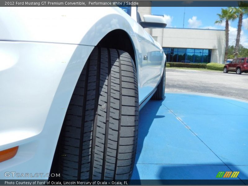 Performance White / Saddle 2012 Ford Mustang GT Premium Convertible