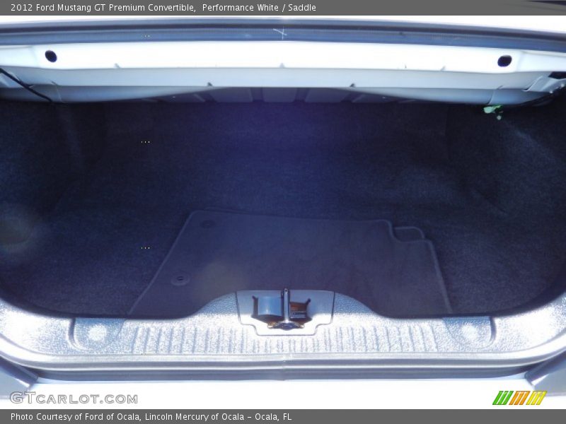 Performance White / Saddle 2012 Ford Mustang GT Premium Convertible