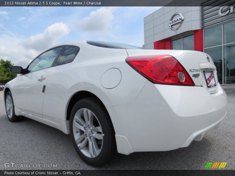 Pearl White / Charcoal 2013 Nissan Altima 2.5 S Coupe