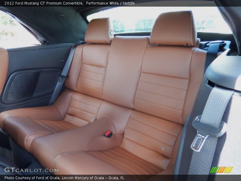 Performance White / Saddle 2012 Ford Mustang GT Premium Convertible